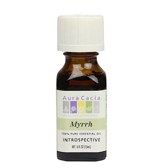 NWT Aura Cacia Myrrh essential oil 15ml - Picture 1 of 3